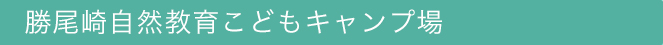 勝尾崎自然教育こどもキャンプ場